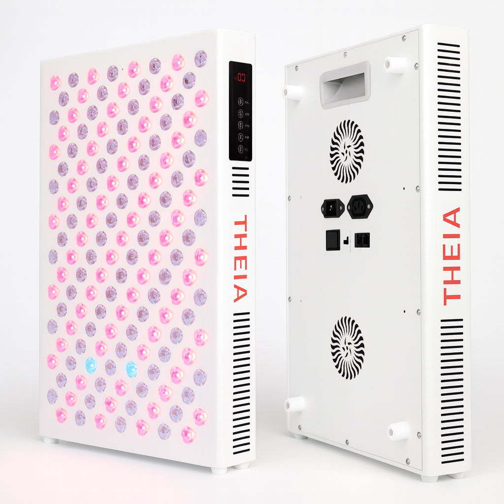 Theia RT750 – Professional Red & Near-Infrared Light Therapy Panel for Muscle Recovery, Skin Rejuvenation & Pain Relief