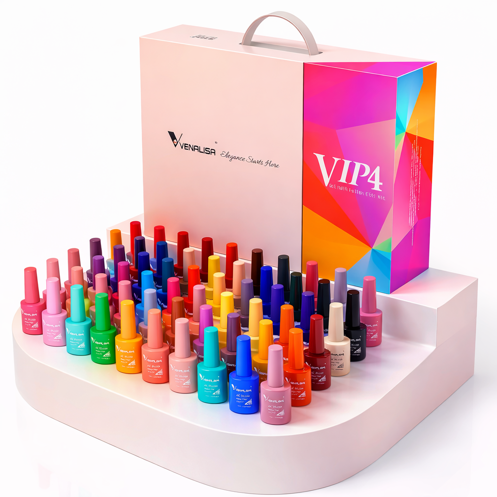Color VIP4 Gel Polish Kit – HEMA & TPO Free Nail Art Gel Set 60 Colors