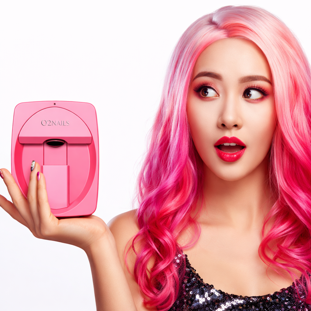 O2Nails Nail Printer M1 Mini Professional 3D Nail Printer – Digital Nail Art for Home or Nail Salon