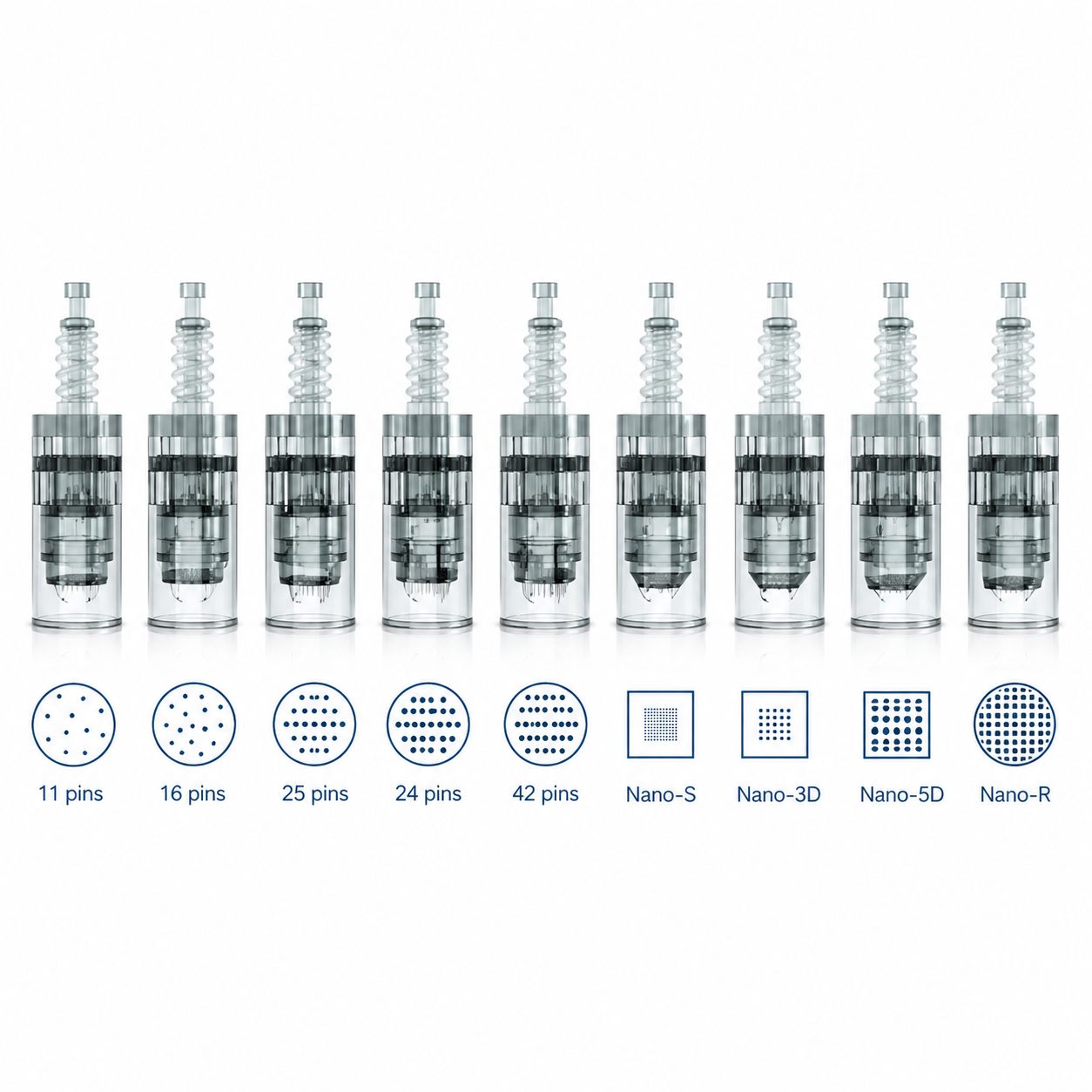 M8 Professional Microneedling Pen Cartridges