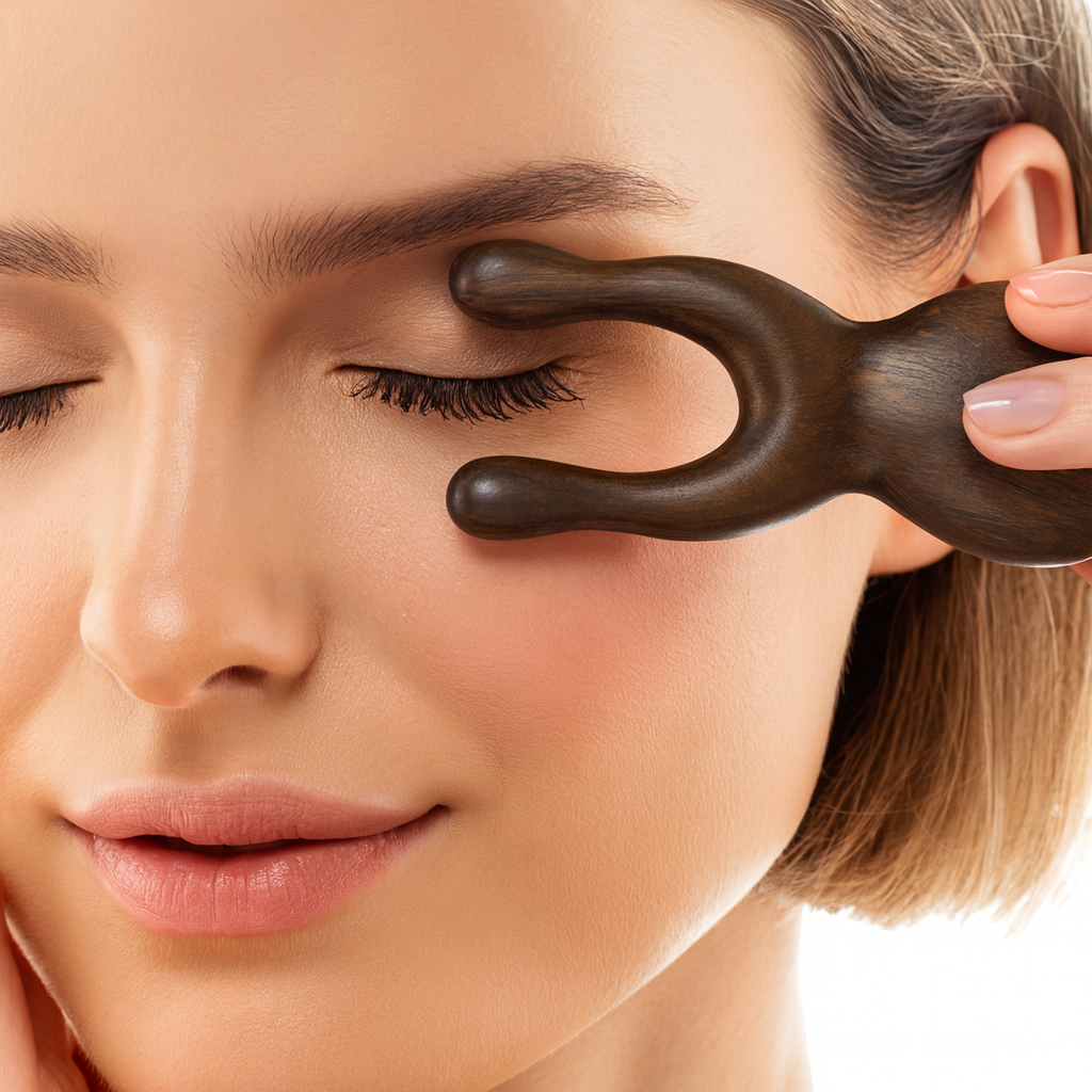 Sandalwood Facial Lifting & Meridian Comb Massager