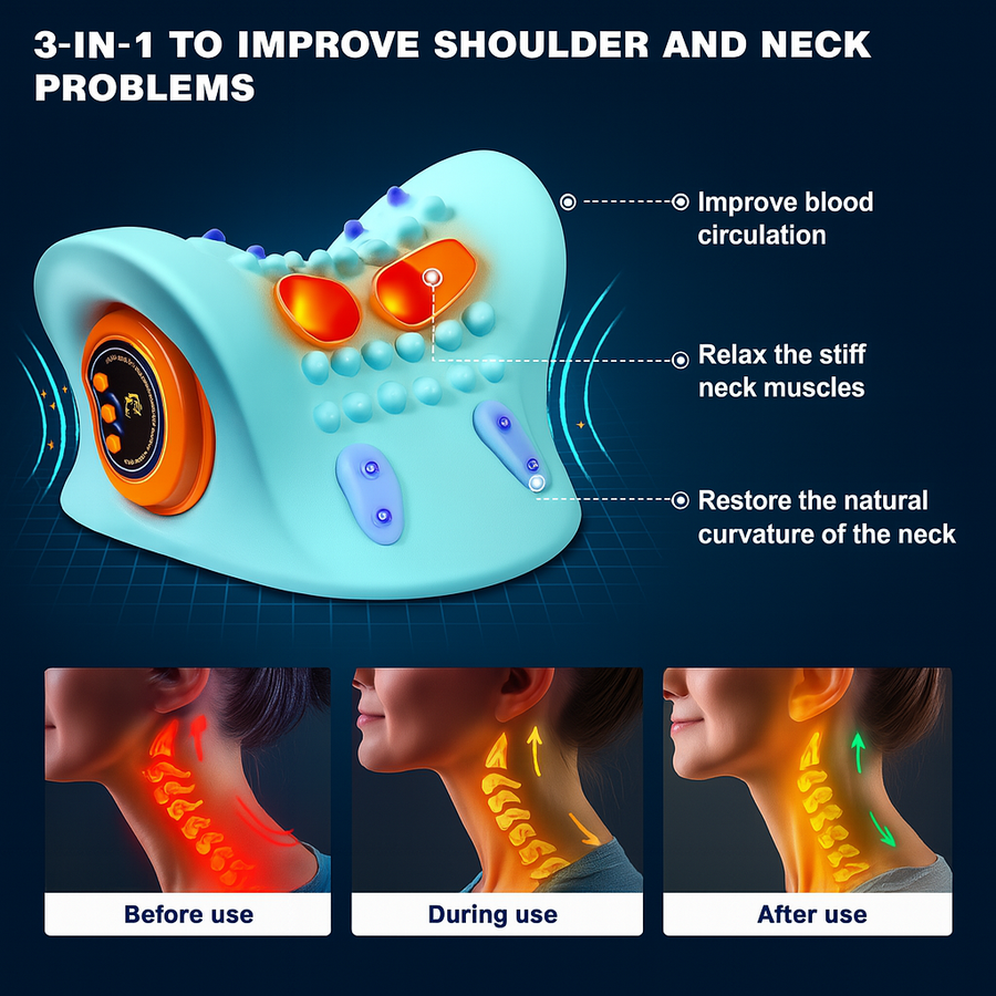 Theia EMS Neck & Shoulder Massager – Targeted Relief for Tension & Pain