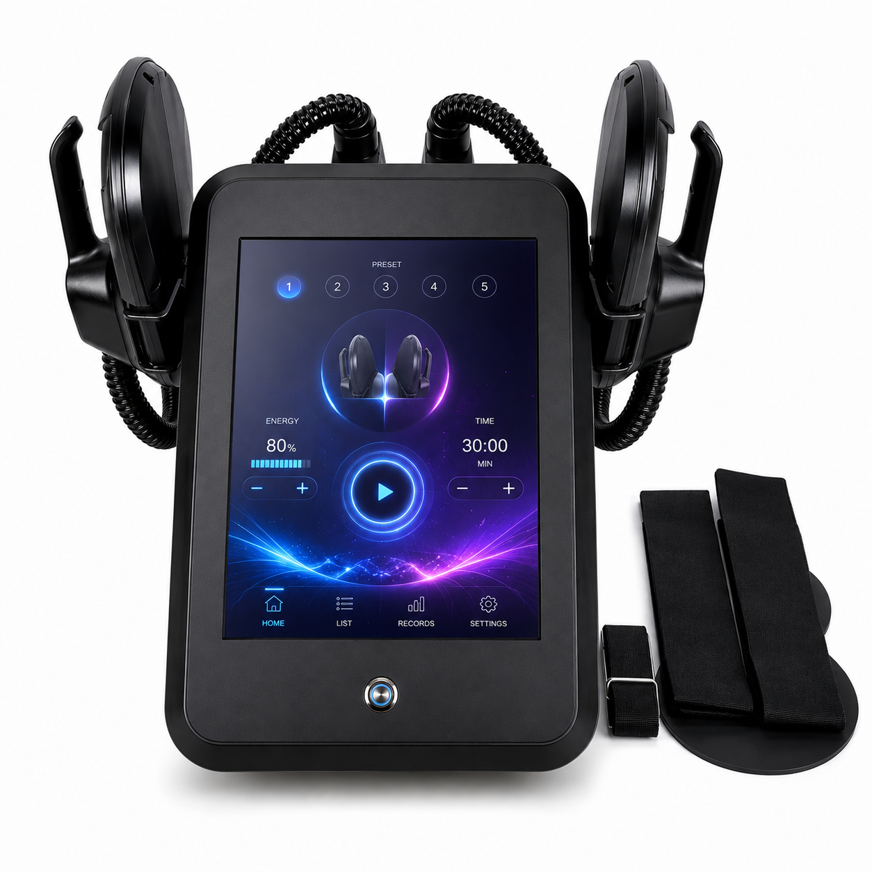 Professional HI-EMT EMS Body Sculpting Machine with RF – 6500W Muscle Stimulation System