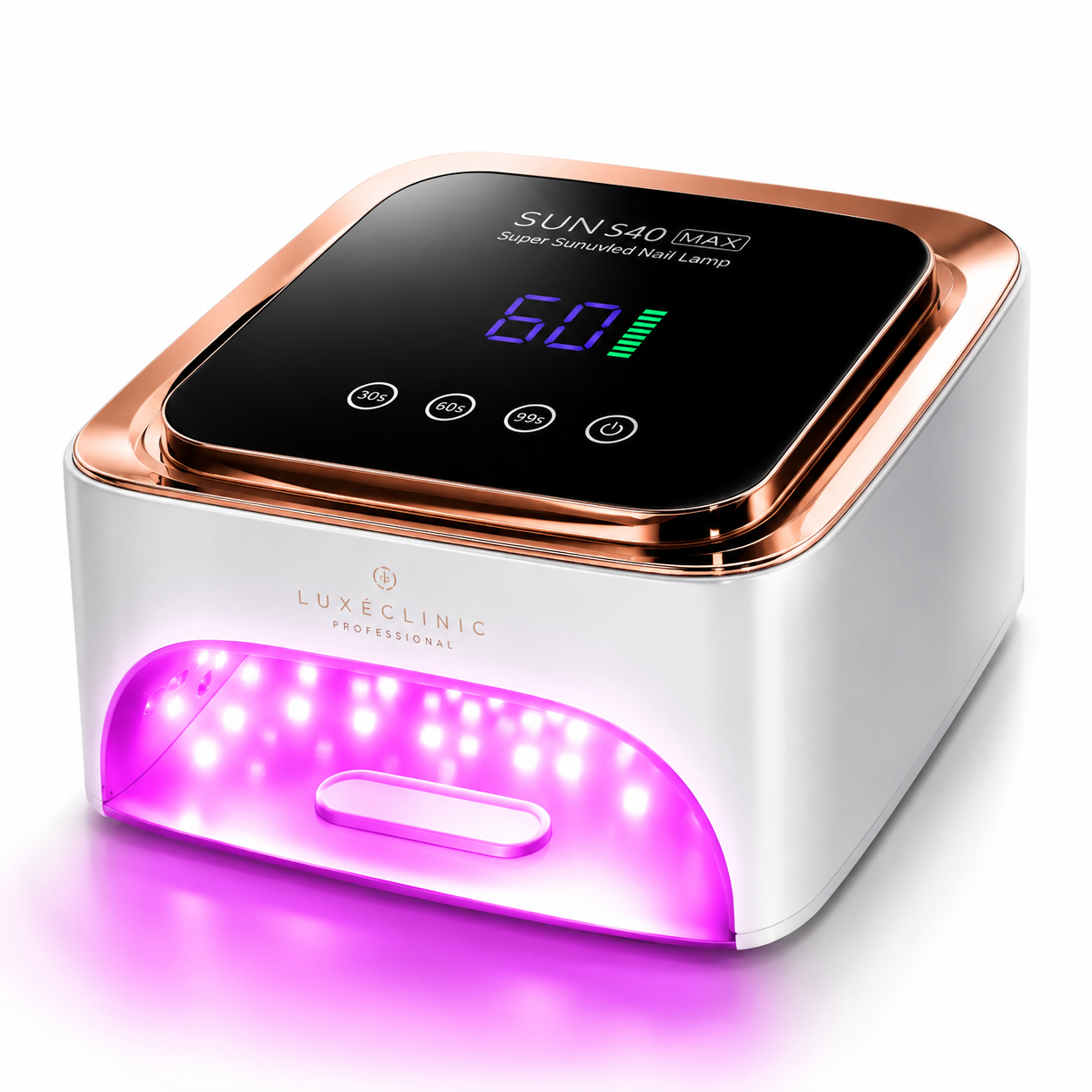 Professional UV LED Nail Lamp – Rechargeable 57 LED Nail Dryer for Gel Polish Curing