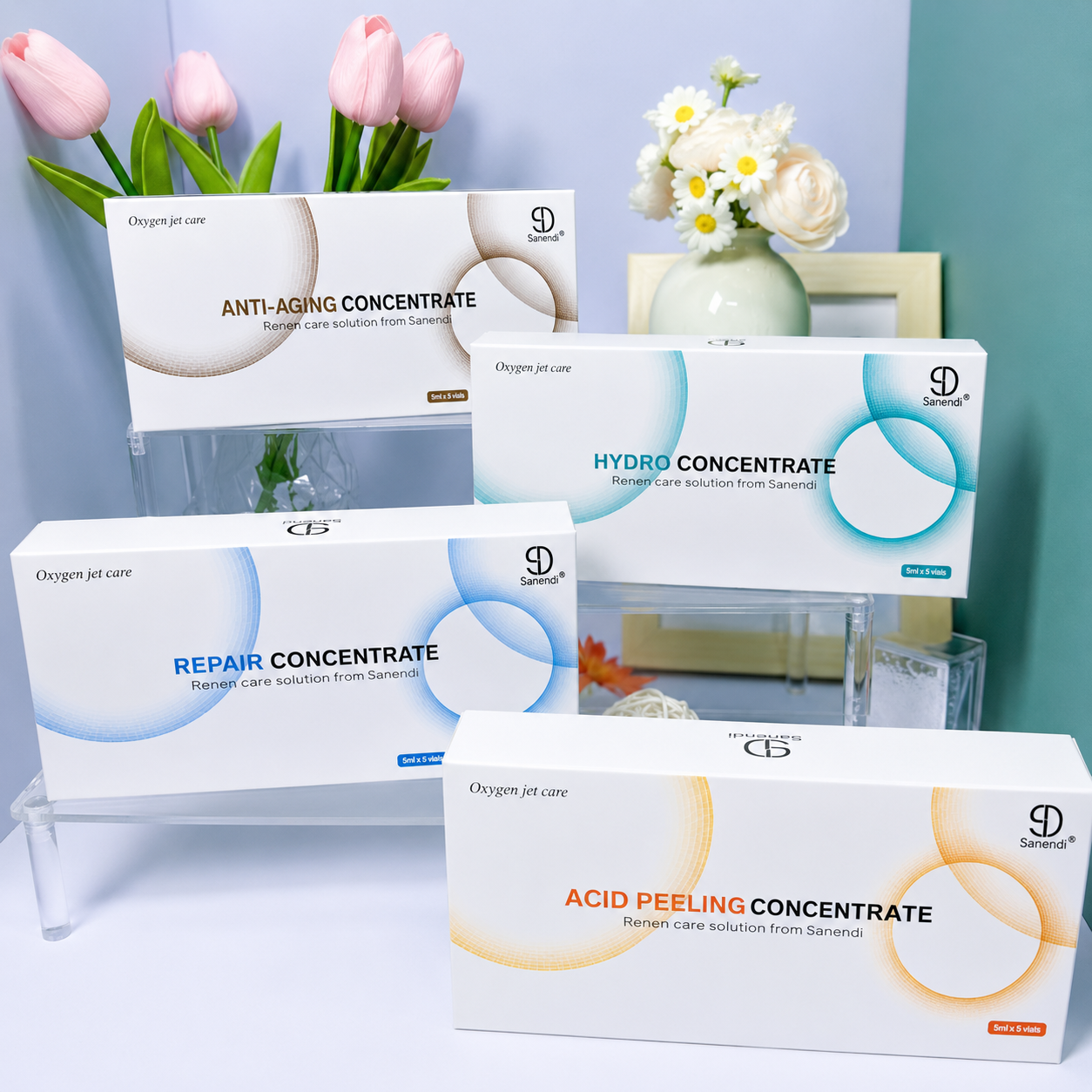 Oxygen Jet Ampoule Set – Professional Facial Infusion Serums