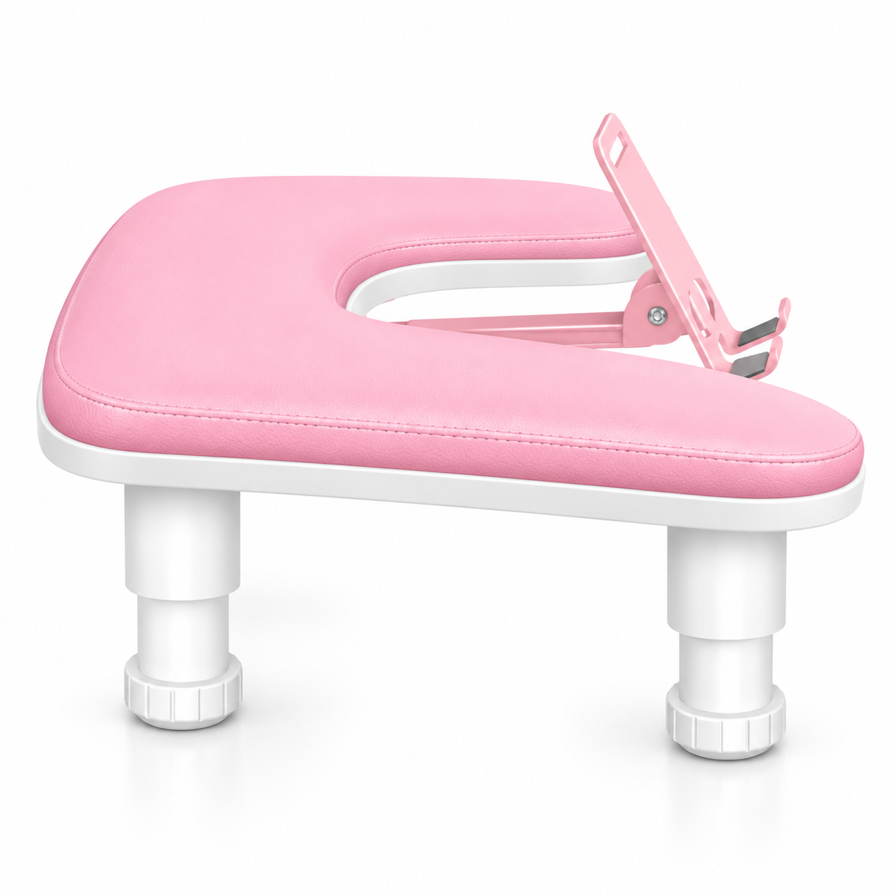 Adjustable U-Shaped Nail Arm Rest – Professional Manicure Hand Rest with Phone Holder