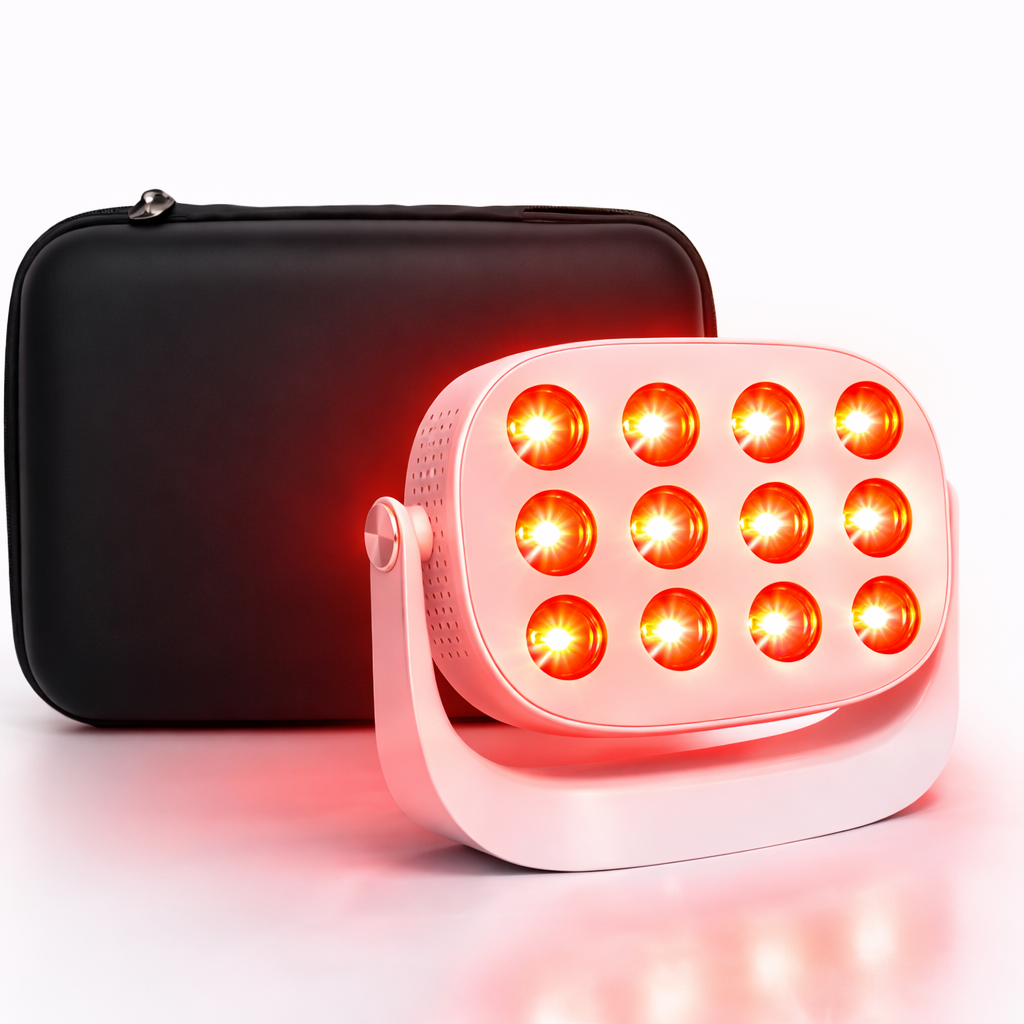 Red Light Therapy Panel Features 12 Leds for Effective 660nm/850nm Wavelength Treatment Infrared Led Light Panel