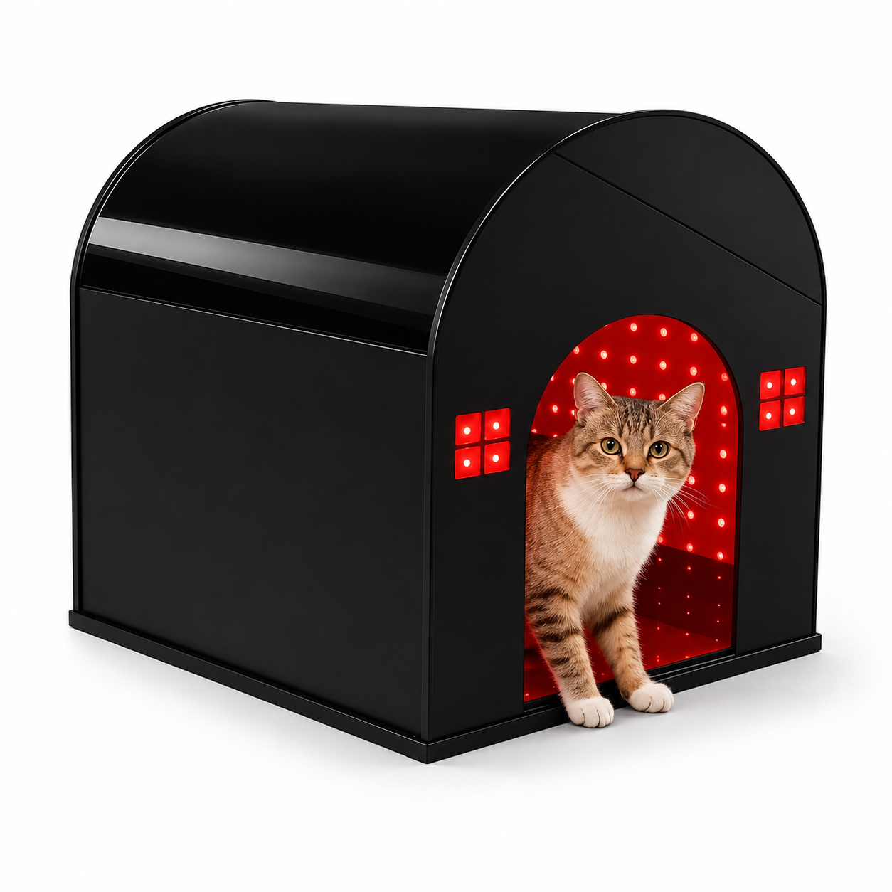 THEIA VetRed Pro Pet Red Light Therapy Cage – 1638 LEDs, 660nm/850nm Veterinary Recovery Chamber for Cats & Small Pets