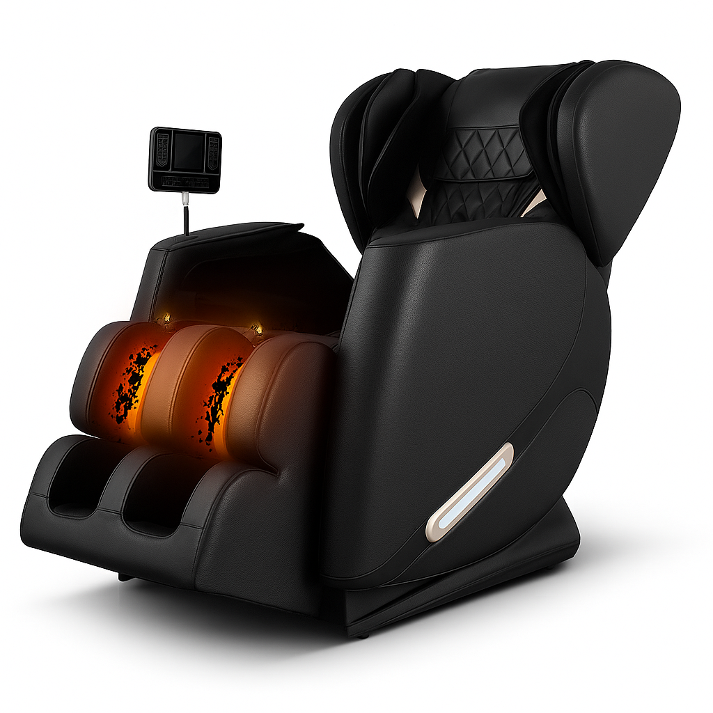 Zero Gravity Full Body Massage Chair with Heat & Air Compression | Smart Home Relaxation Seating with Adjustable Programs