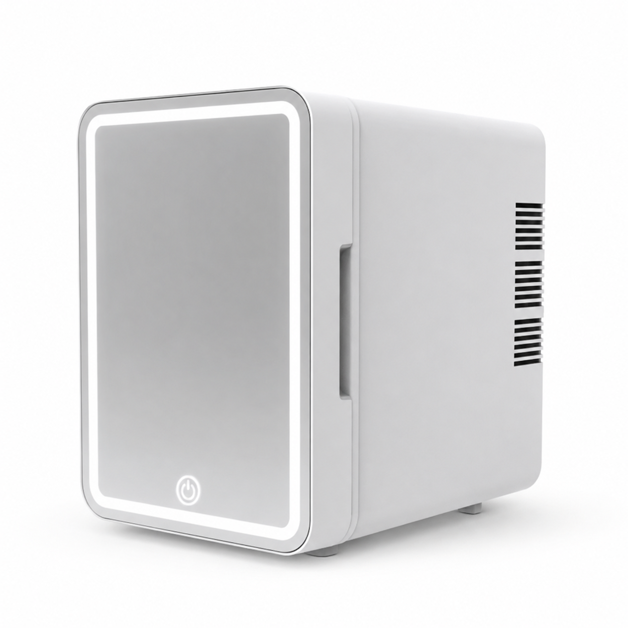 4L Cosmetic & Skincare Mini Fridge with LED Mirror – Portable Hot & Cold Beauty Fridge