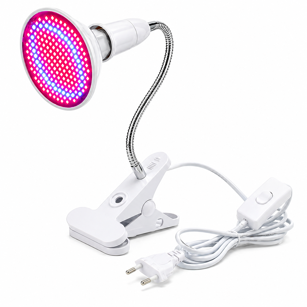 LED Red & Blue Light Therapy Lamp – 200 LEDs Skin Care Device