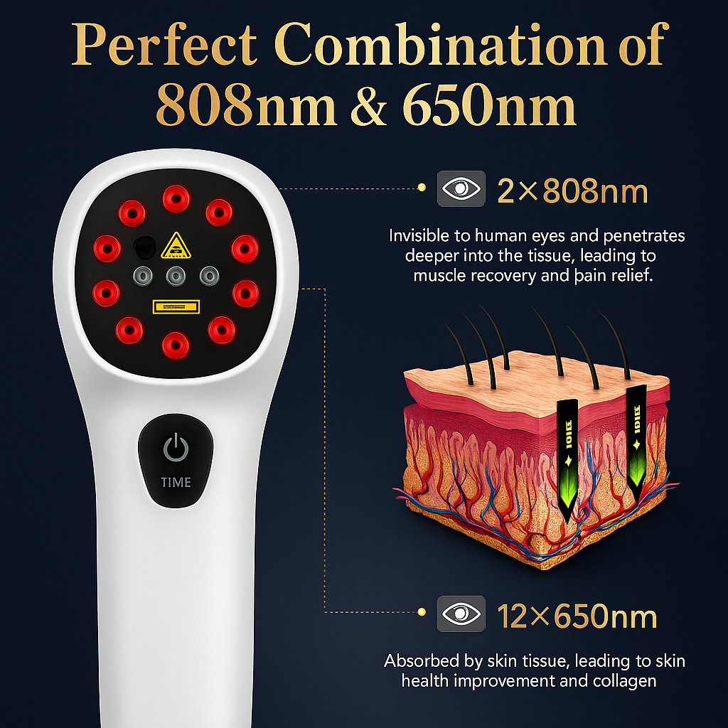Deep Tissue Red Laser Therapy