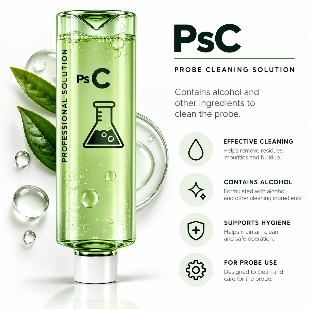 S1 PS2 PS3 PSC Hydro Facial Solutions 4 × 500ml AHA BHA Hydration & Cleaning Set