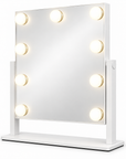 Professional LED Makeup Mirror with 3-Color Lighting, Detachable 10X Magnifying Mirror, Touch Control & 360° Rotation