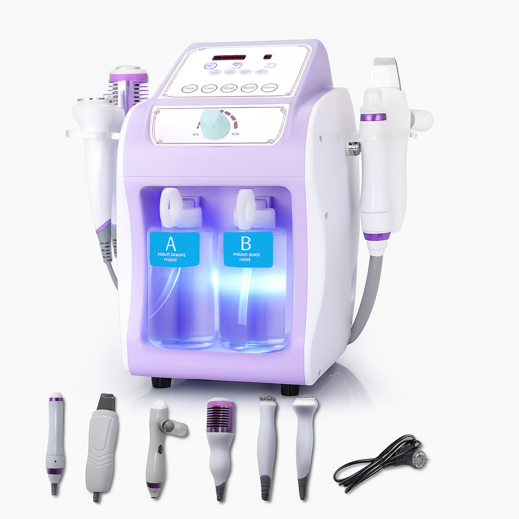 Theia SPA Pro 6-in-1 Hydro Dermabrasion Facial Machine – Professional Aqua Peeling