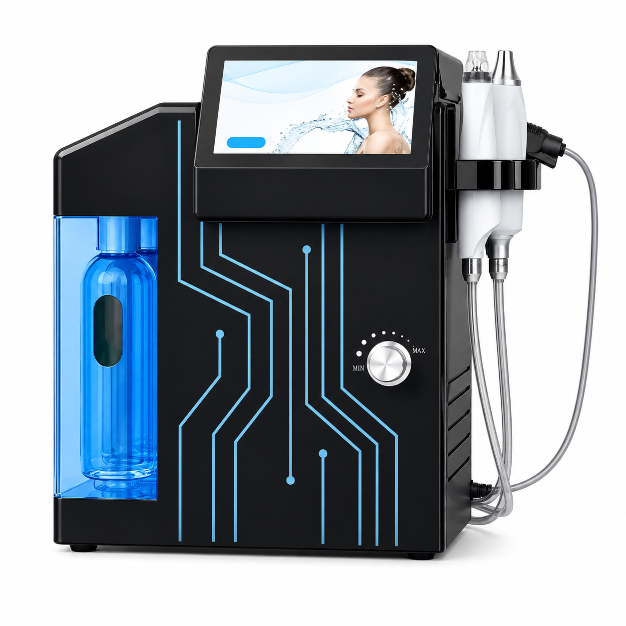 4-in-1 Hydro Dermabrasion Facial Machine with Oxygen Spray & LED Mask