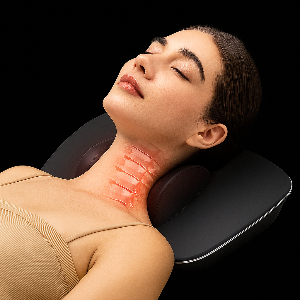 Adjustable Cervical Traction Device for Neck Support | Home Neck Stretcher for Comfortable Relaxation and Posture Alignment