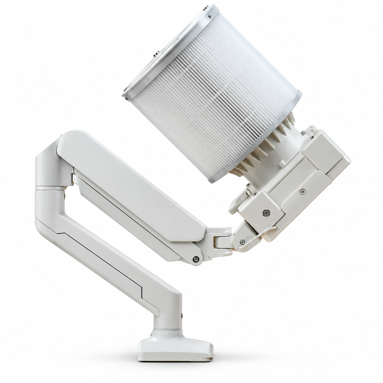 Professional Nail Dust Collector with Adjustable Arm, LED Light & Replaceable Filter