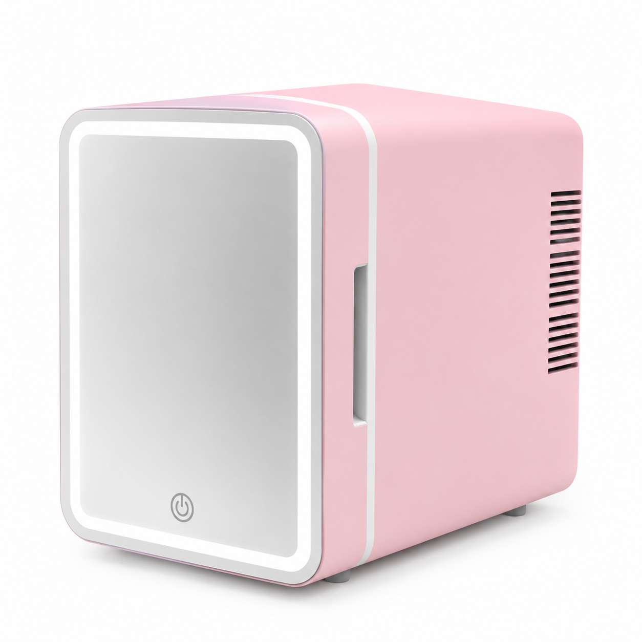 4L Cosmetic & Skincare Mini Fridge with LED Mirror – Portable Hot & Cold Beauty Fridge