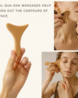 Wooden Gua Sha Face & Body Sculpting Set