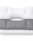 Adjustable Cervical Neck Support Pillow – Ergonomic 3-in-1 Sleeping Pillow with Detachable Neck Cushion