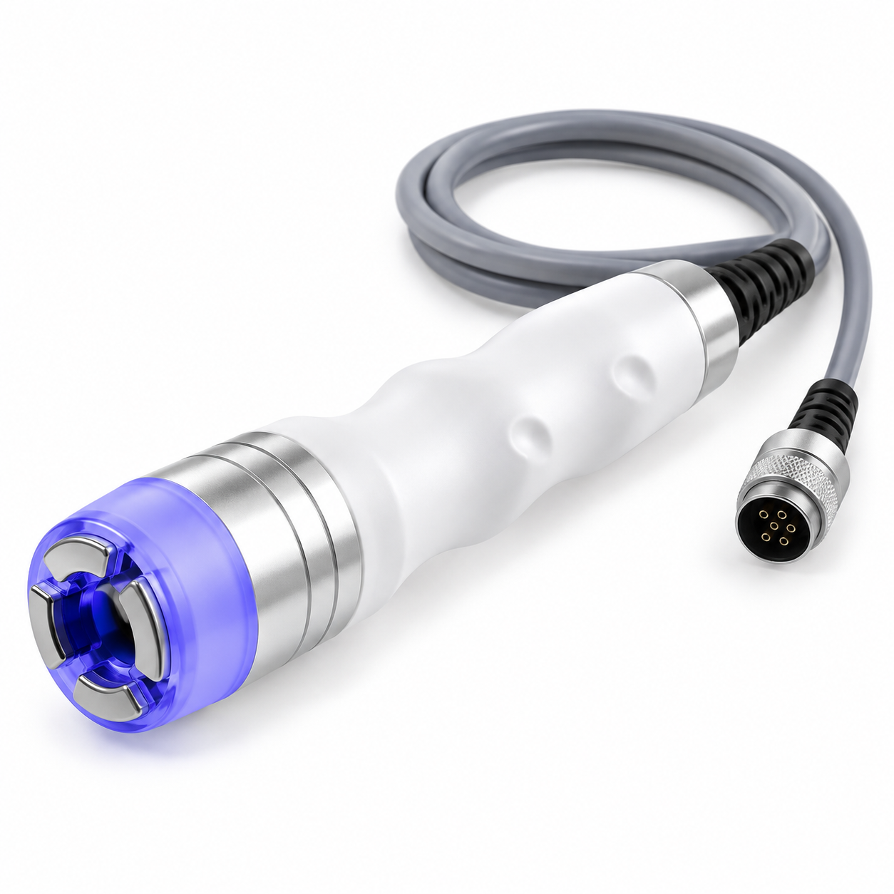 Small Vacuum RF Facial Replacement Probe with Blue Light