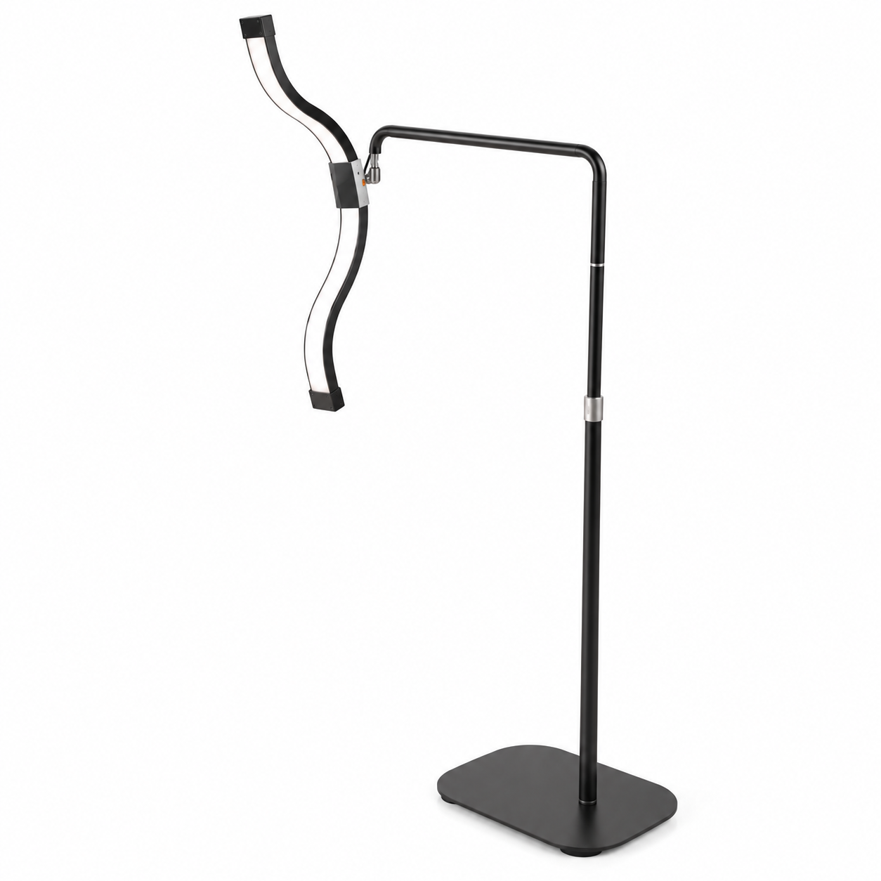 Professional 2-in-1 Curved LED Beauty Floor Lamp