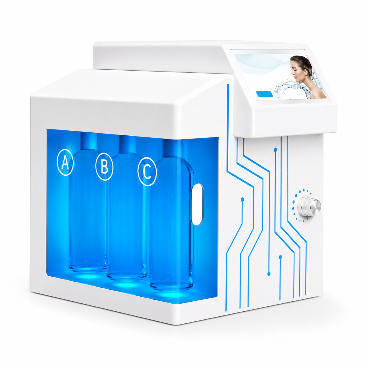 4-in-1 Hydro Dermabrasion Facial Machine with Oxygen Spray & LED Mask