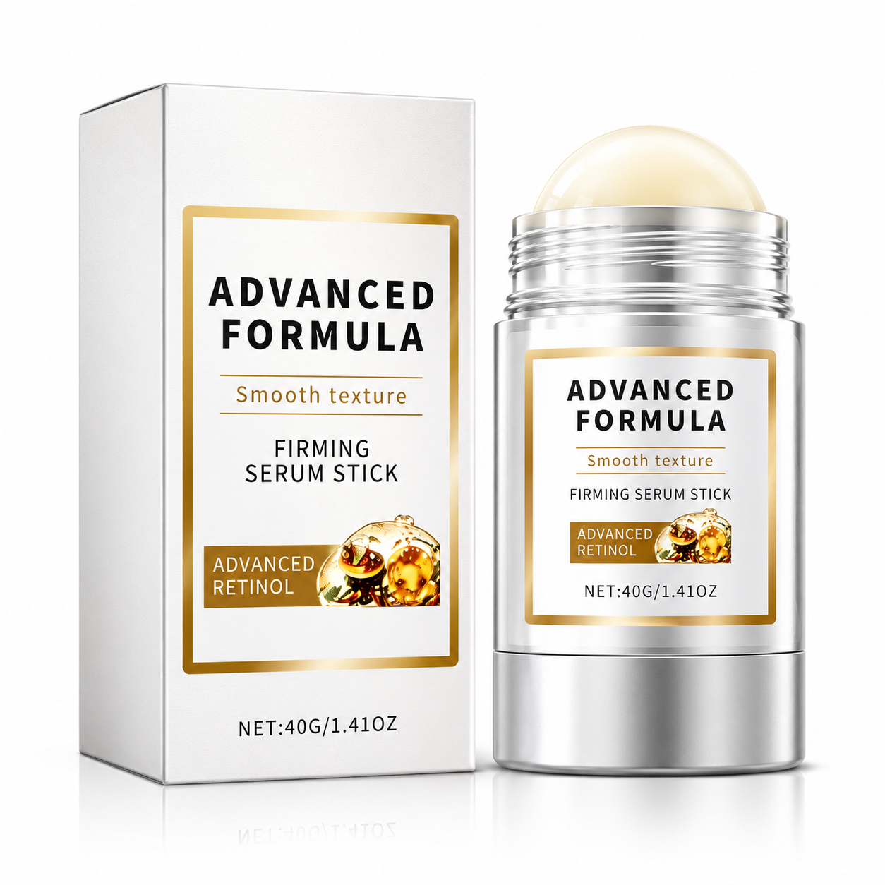 Retinol & Hyaluronic Acid Serum Stick – Hydrating Skincare Balm for Daily Facial Care