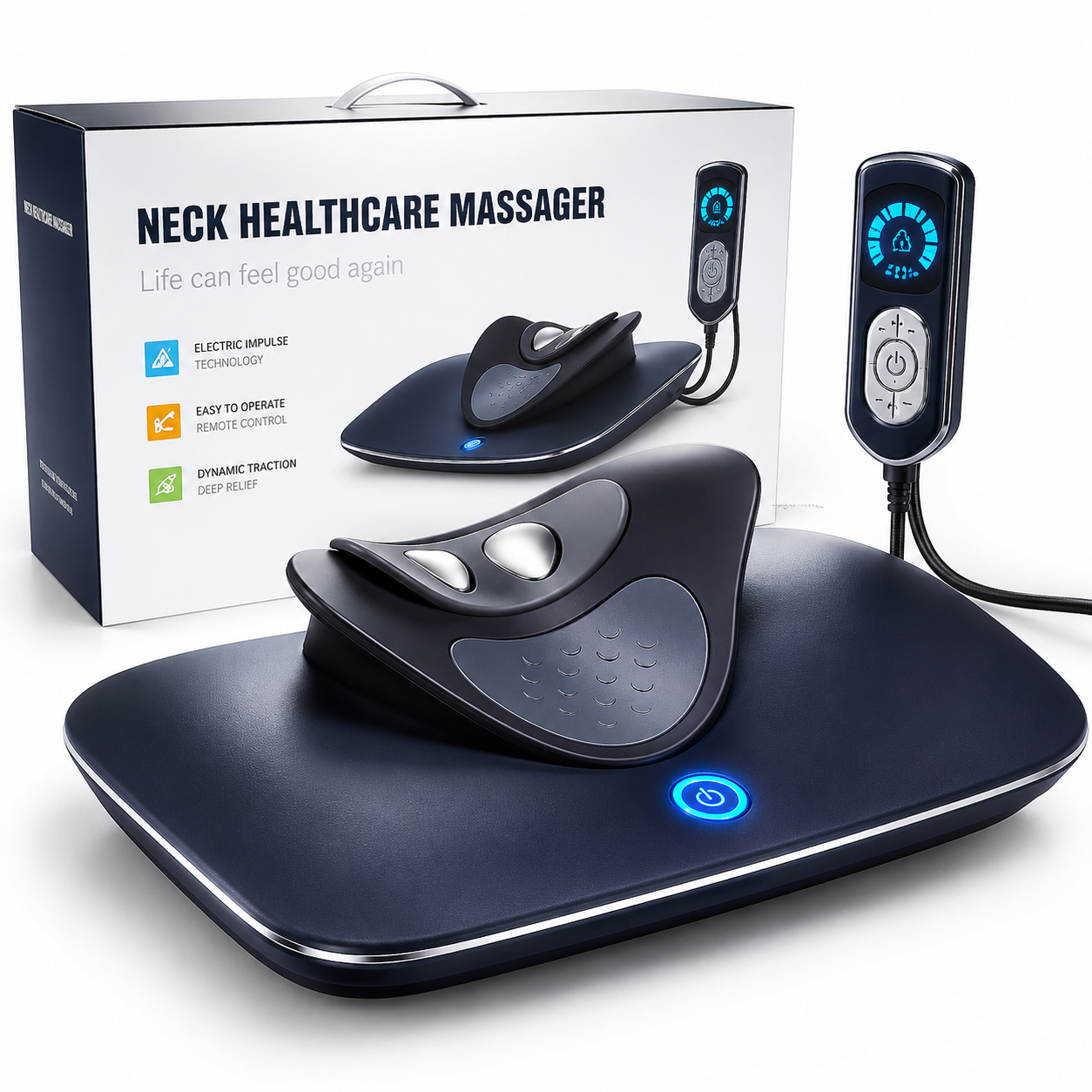 Adjustable Cervical Traction Device for Neck Support