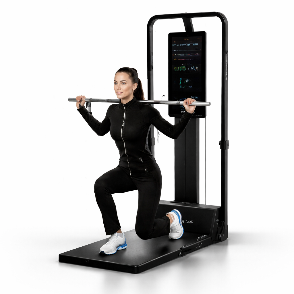 Theia Gym Monster Smart Home Gym – Upgraded Version 2.0, Multifunctional Strength Training System with Smith Machine, Power Cage & Cable Trainer