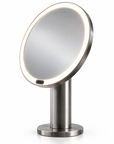 Premium LED Makeup Mirror with 3-Color Lighting, Stepless Dimming, 4800mAh Battery & 0–90° Adjustable Stand