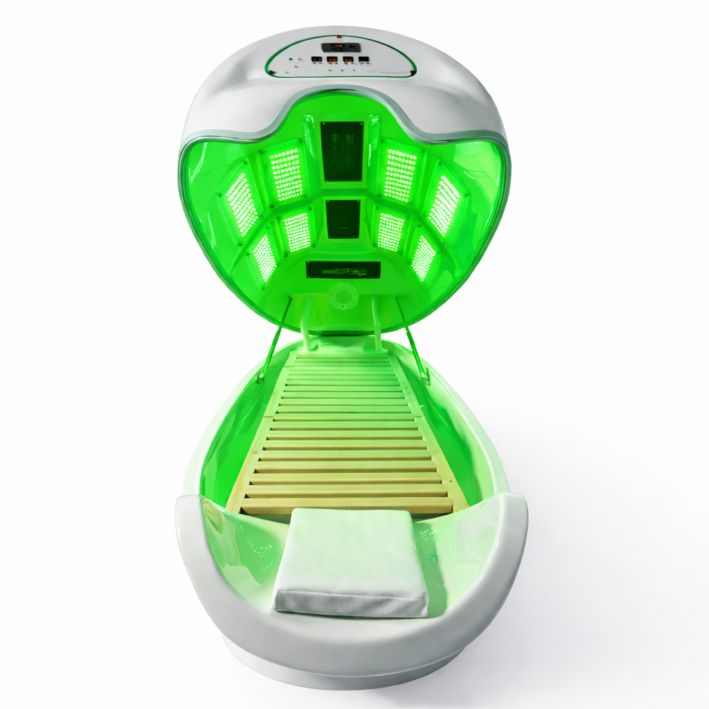 Theia Advanced Wellness Spa Capsule – LED Light, Infrared Heat, PEMF & Multi-Therapy Beauty Device