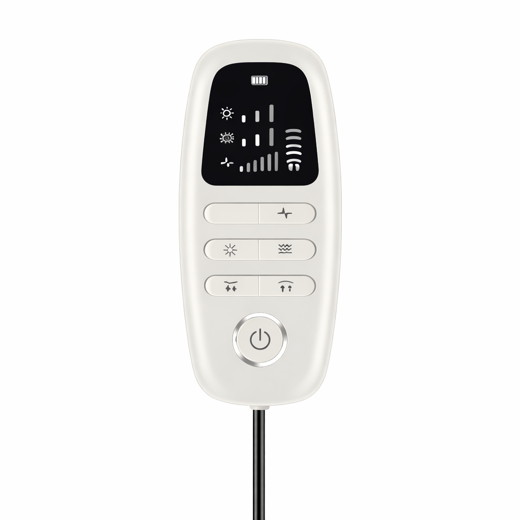 4-in-1 Lumbar Traction Device with Dynamic Airbag – Adjustable Back Stretcher & Waist Massager for Relaxation