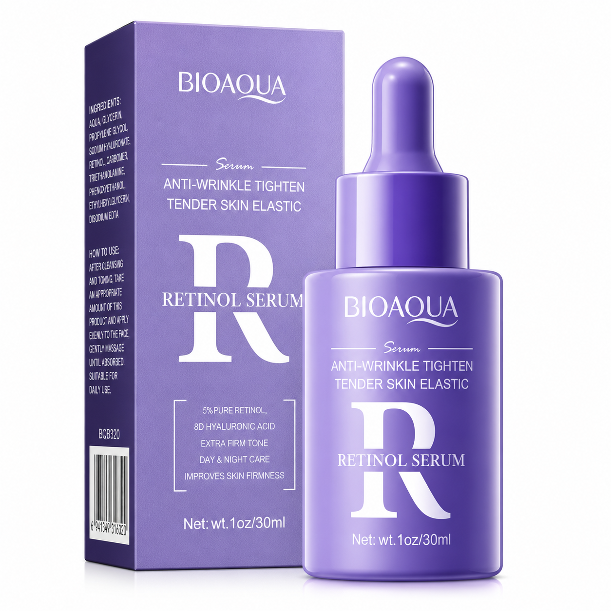 HydraGlow 3 Serum Set – Vitamin C, Retinol & Hyaluronic Acid Facial Ampoules for Hydration, Glow & Smoother Skin
