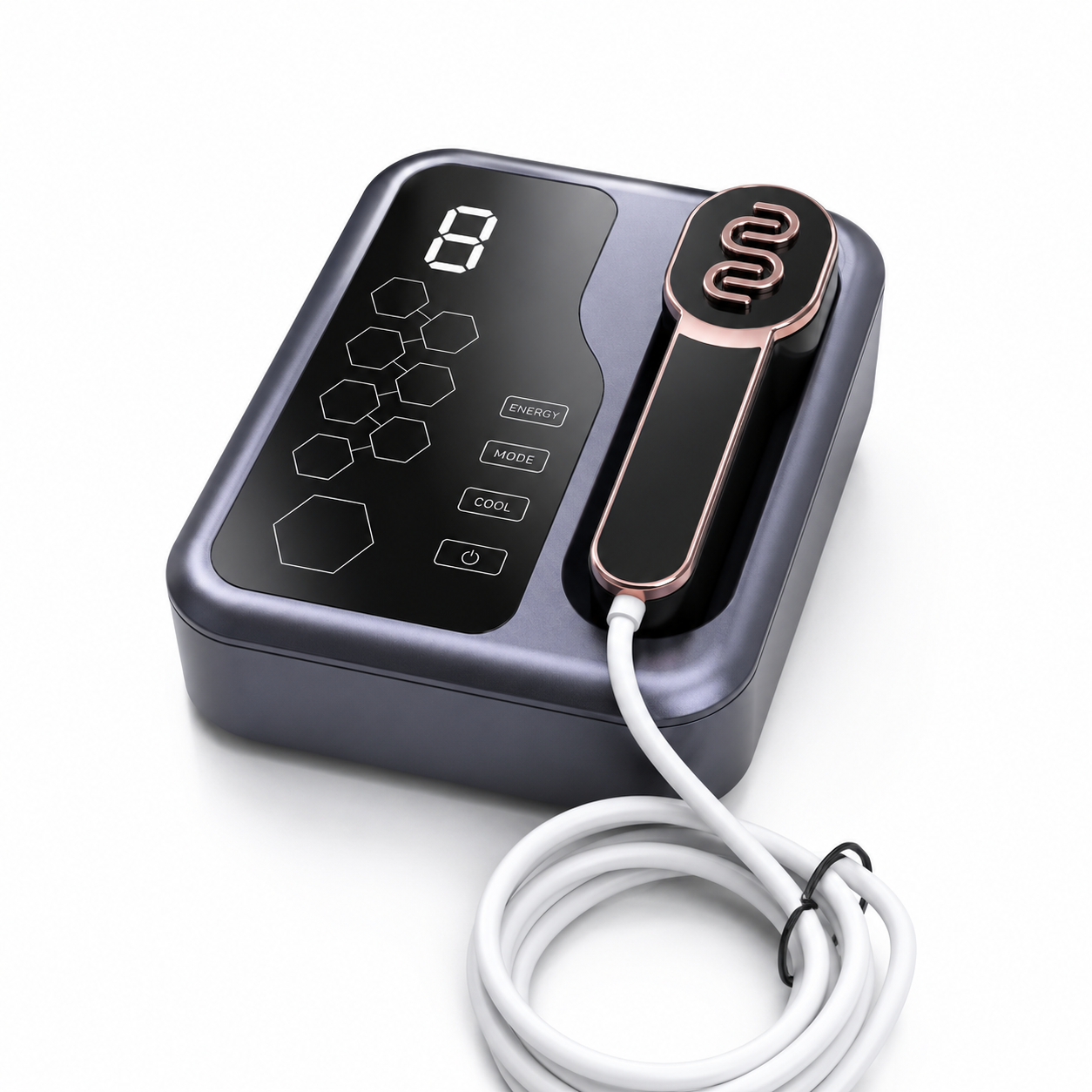 IPL Hair Removal Device with Sapphire Ice Cooling – 3-in-1 At-Home Laser Hair Removal Machine, 9 Energy Levels