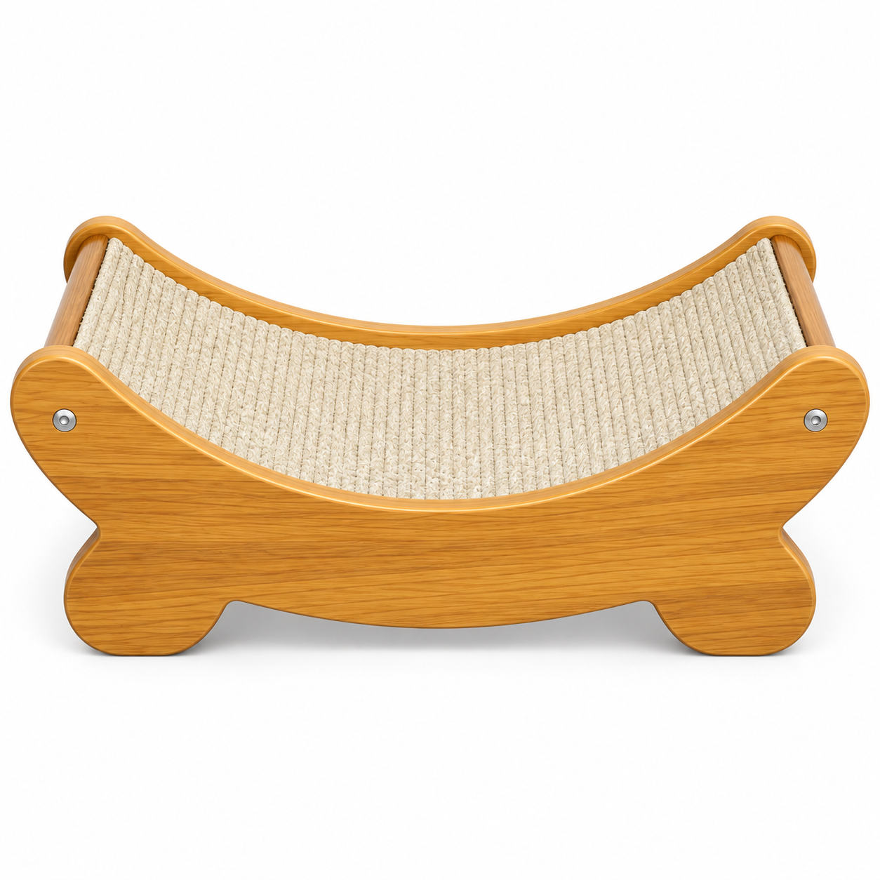 Wooden Cat Hammock Scratcher – Elevated 51 × 30 cm Cat Lounger & Scratch Bed