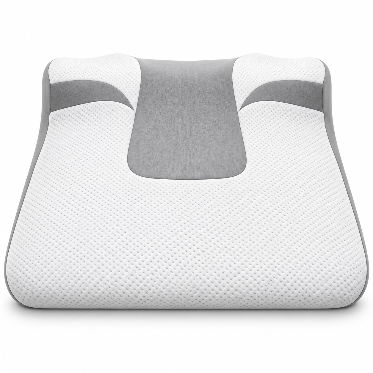Ergonomic Bed Wedge Pillow – Memory Foam Incline Sleeping Cushion with Neck Support for Back & Side Sleepers