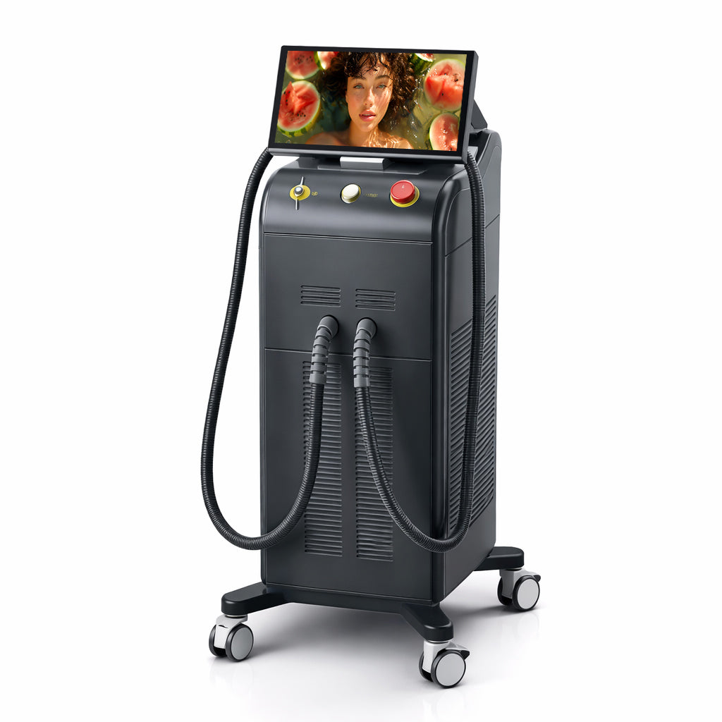 Ice Platinum 4 Wavelength Diode Laser Hair Removal Machine – 755 808 940 1064nm Alexandrite SOPRANO Titanium Full Body Permanent Painless Laser Epilator