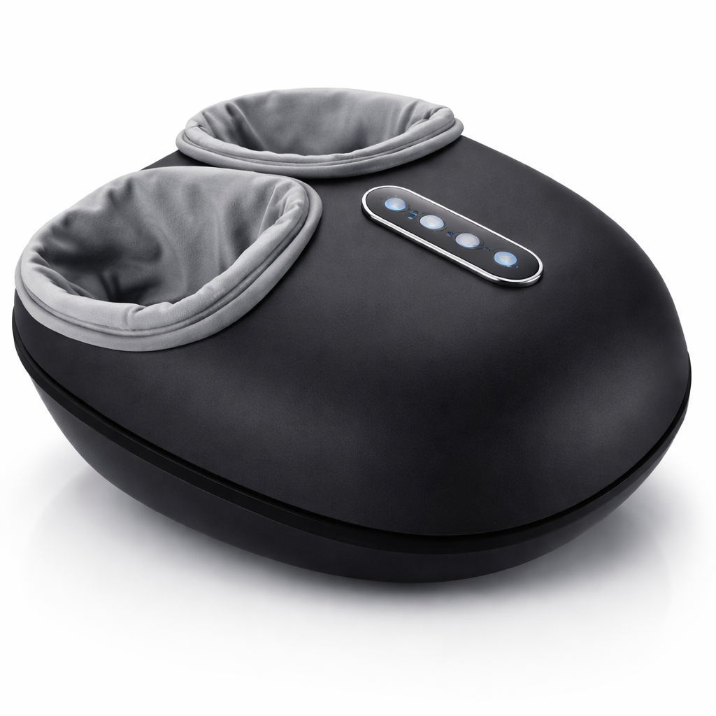 Theia Foot Massager Machine with Heat & Roller – Electric Fully Wrapped Foot Massage