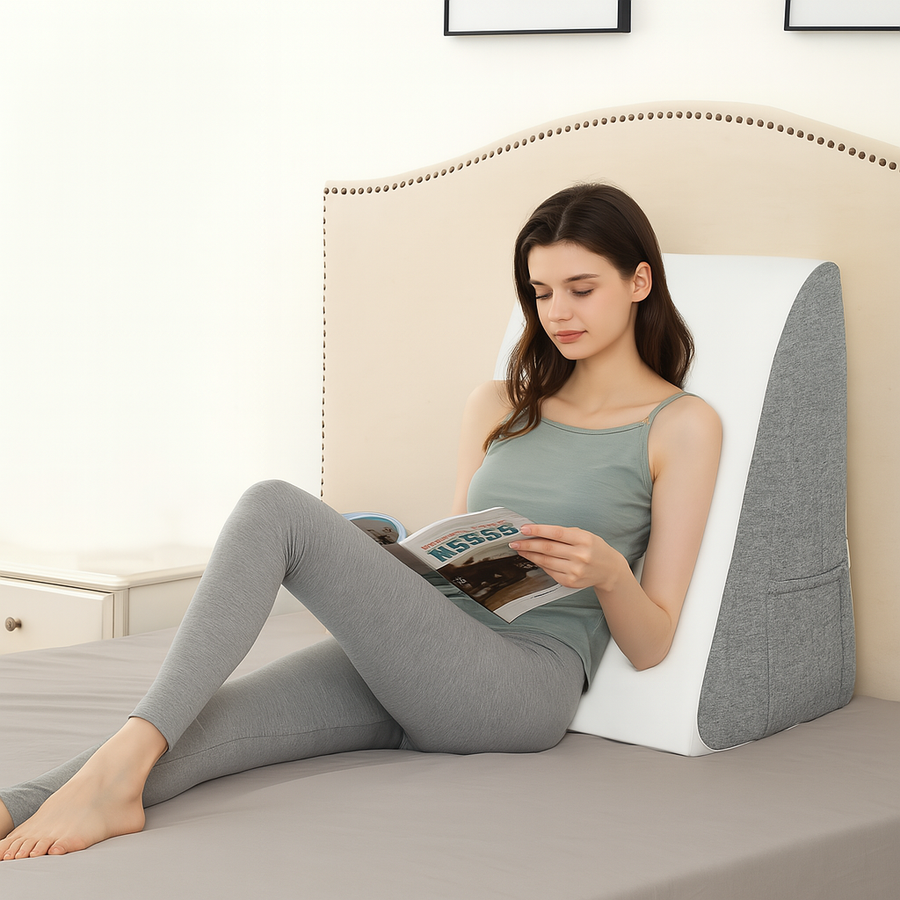 Wedge Support XL Pillow – Elevating Comfort for Acid Reflux, Back Pain & Restful Sleep