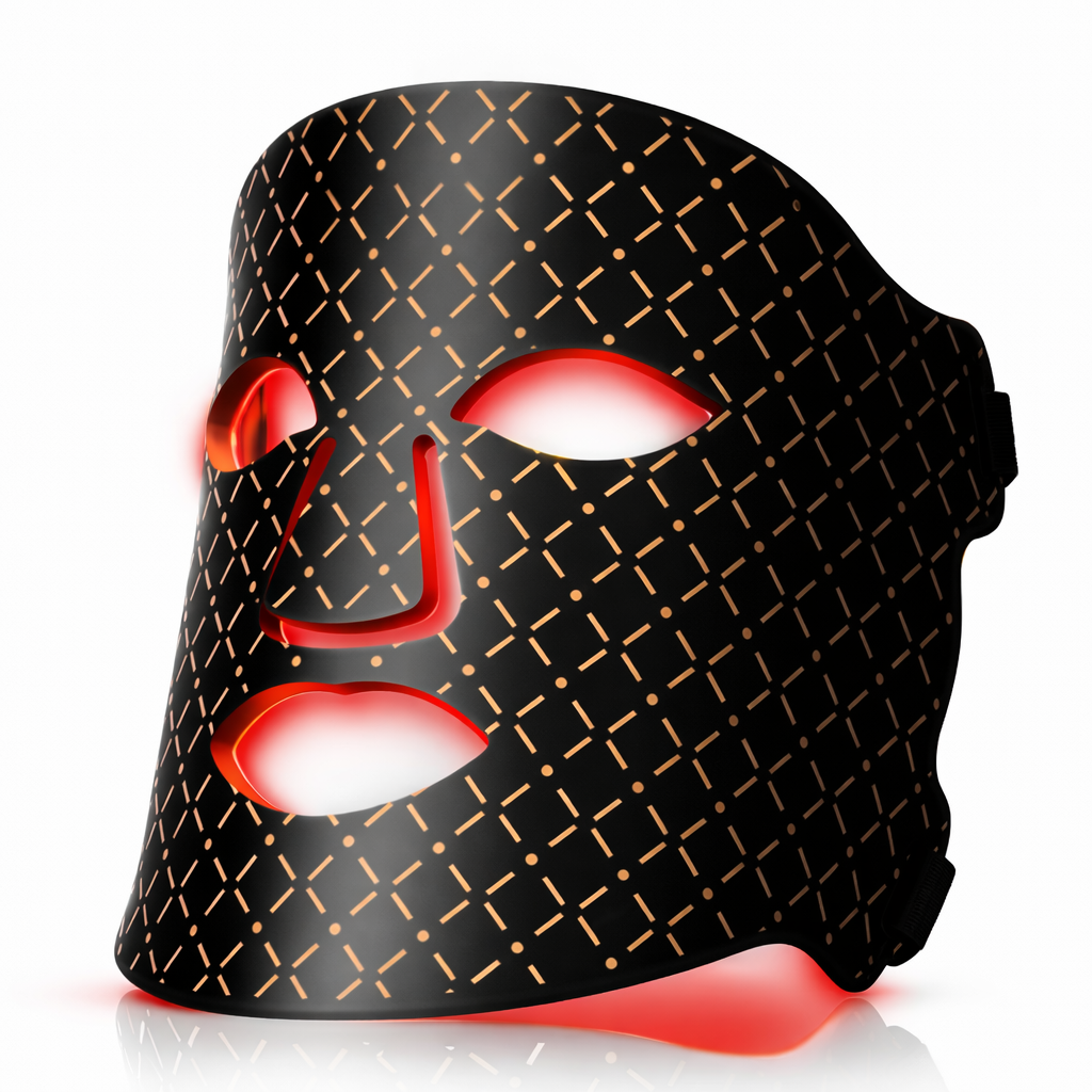 LED Facial Therapy Mask – 8-Color Red & Near-Infrared Light for Firming, Whitening & Anti-Redness