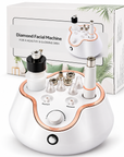 3-in-1 Diamond Microdermabrasion Facial Machine with Vacuum Suction & Spray