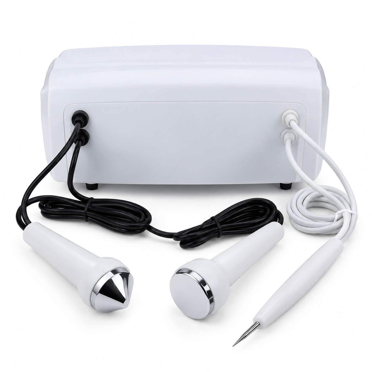 Professional Ultrasonic Facial & Body Beauty Machine with 3 Handpieces