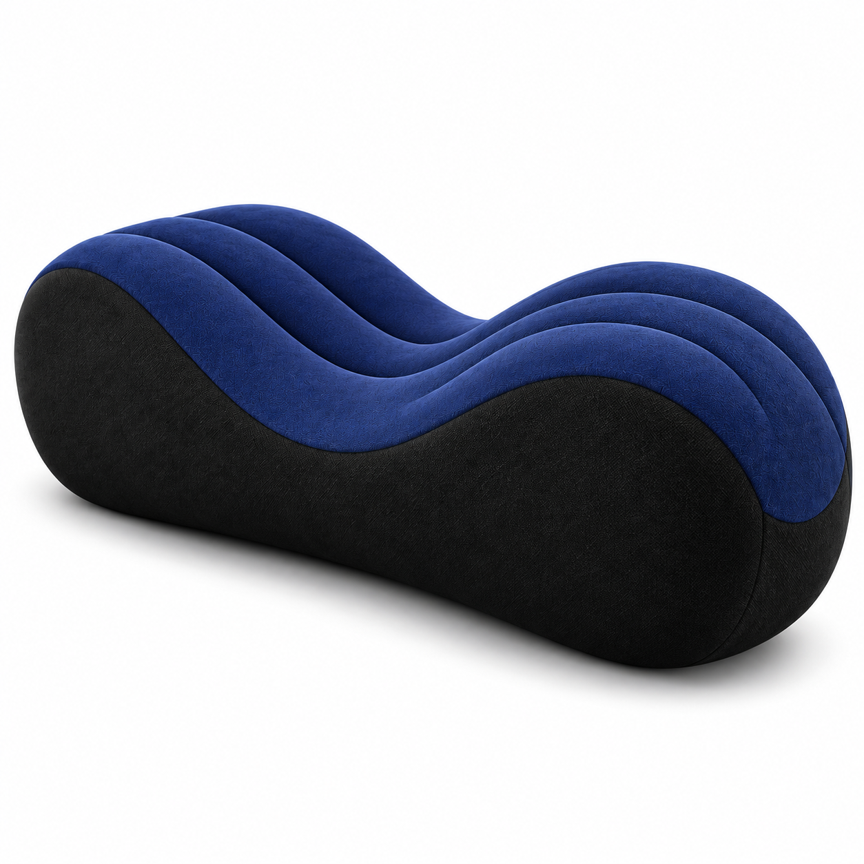 Inflatable Ergonomic Wave Lounge Chair with Electric Air Pump – Contoured Relaxation