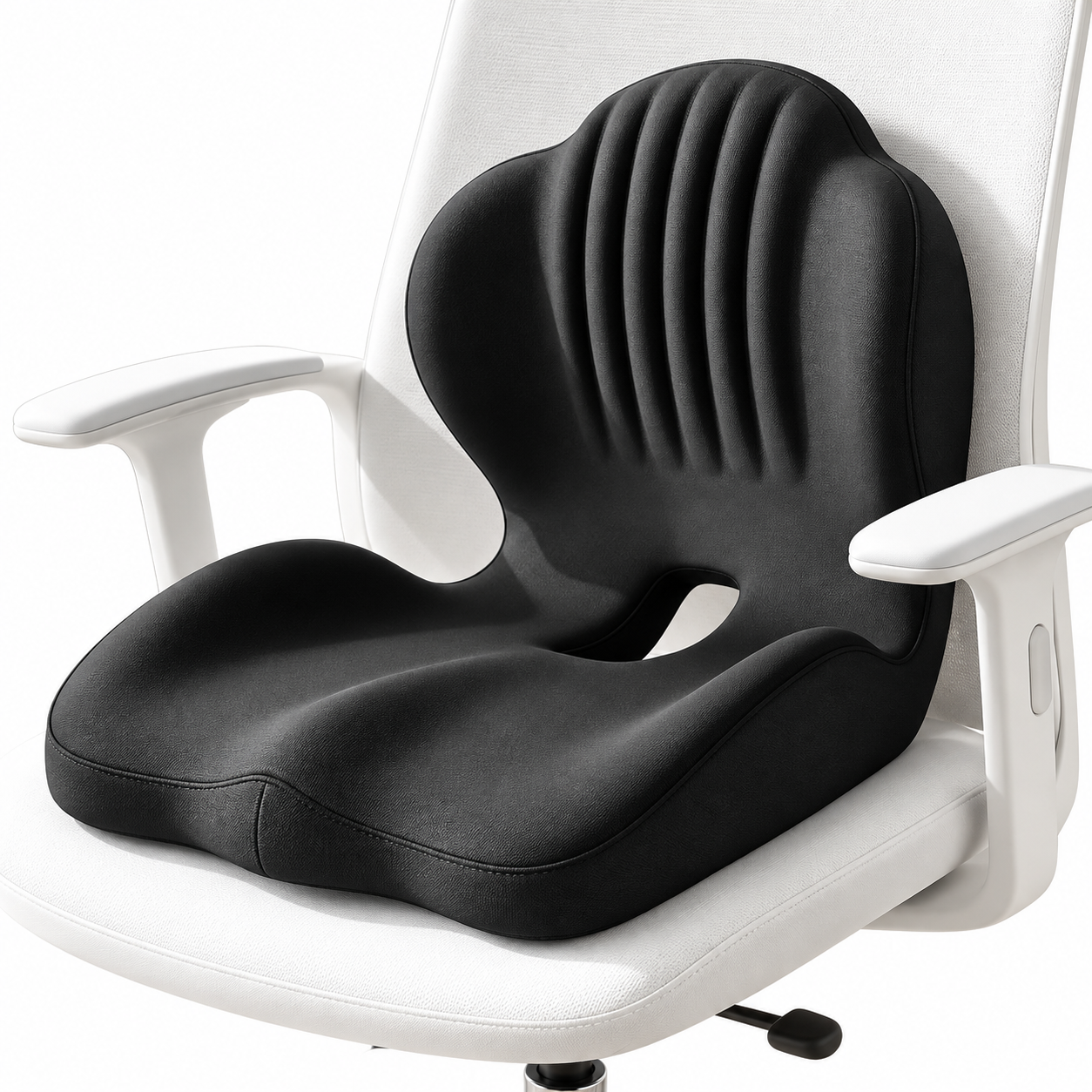 Ergonomic Memory Foam Seat Cushion with Lumbar Support