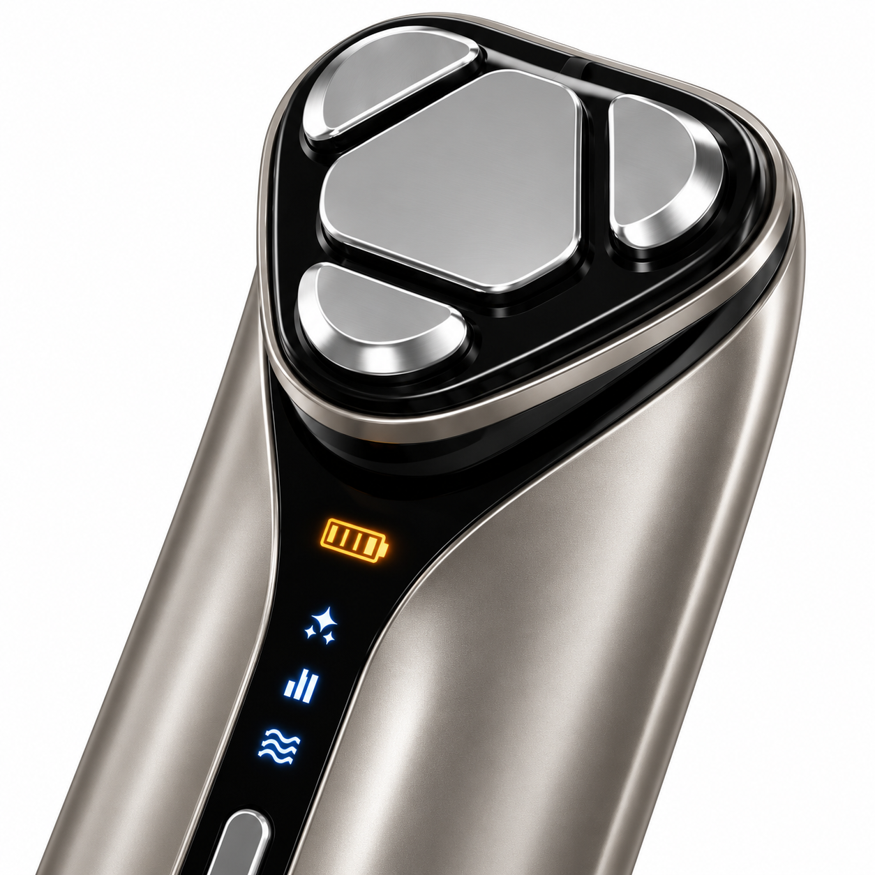 4-in-1 Ultrasonic Facial Cleansing & EMS Skin Care Device – Red Light, Microcurrent & Deep Cleansin