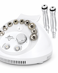 3-in-1 Diamond Microdermabrasion & 3MHz Ultrasound Facial Machine – Vacuum, Spray & Diamond Tips