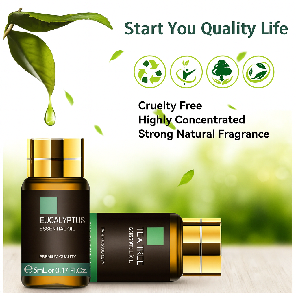 Essential Oils Set 20 Pack – 100% Pure Natural Aromatherapy Oils Gift Box