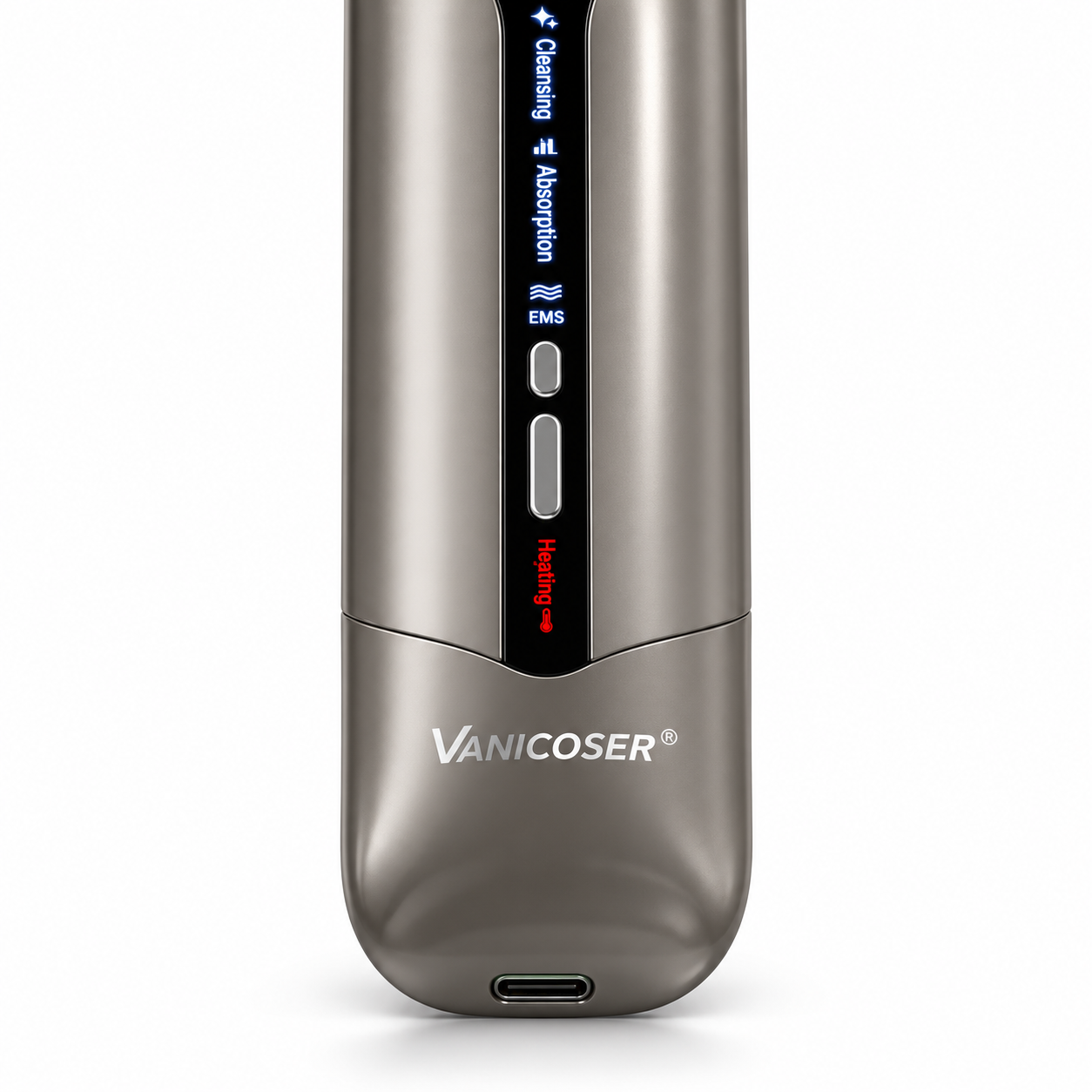 4-in-1 Ultrasonic Facial Cleansing & EMS Skin Care Device – Red Light, Microcurrent & Deep Cleansin